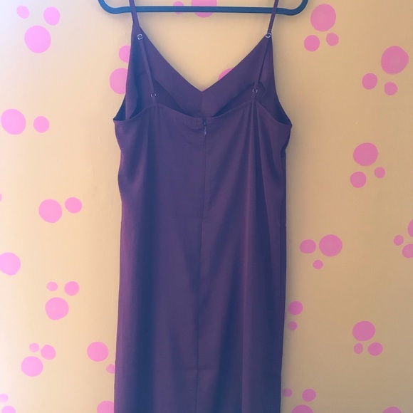 Burgundy slip dress - Picture 4 of 4